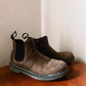 Brown Ankle Dr. Martens